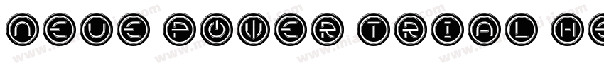 Neue Power Trial Heavy字体转换